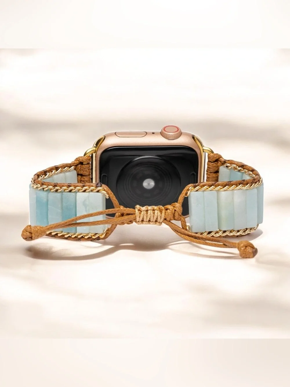 Cape Diablo Amazonite Protection Apple Watch Strap - Picture 3 of 11